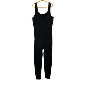 Black Sleeveless Full Jumpsuit size M